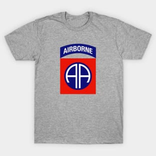 82d Airborne Patch Insignia - Full Chest T-Shirt